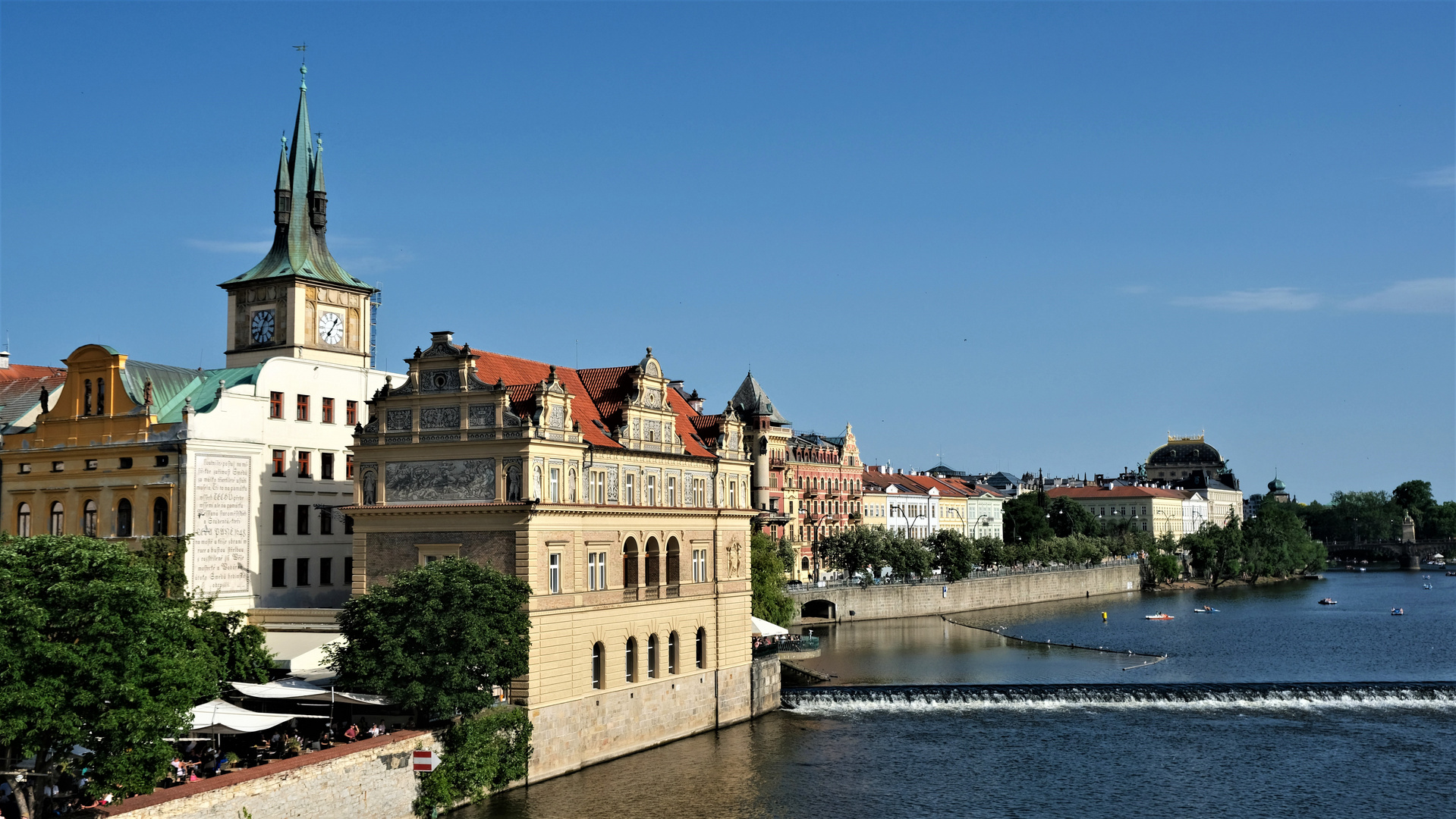 Moldauufer in Prag