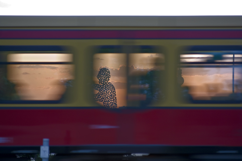 Molecule Man in Berliner S-Bahn