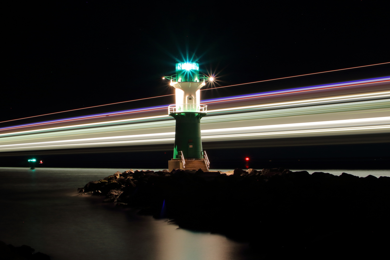 Molenfeuer in Warnemünde