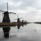 Molens van Kinderdijk in Nederland