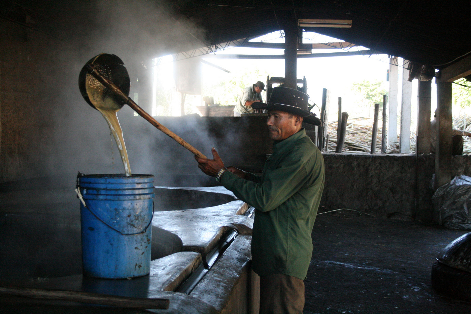 Molienda de caña de azucar, El Salvador