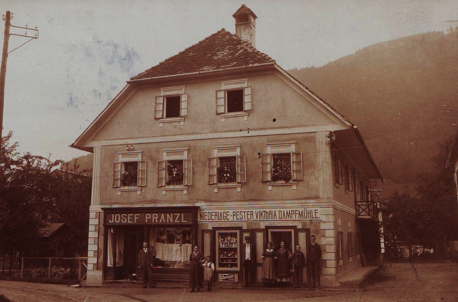 Molln - Kaufhaus Pranzl um 1910