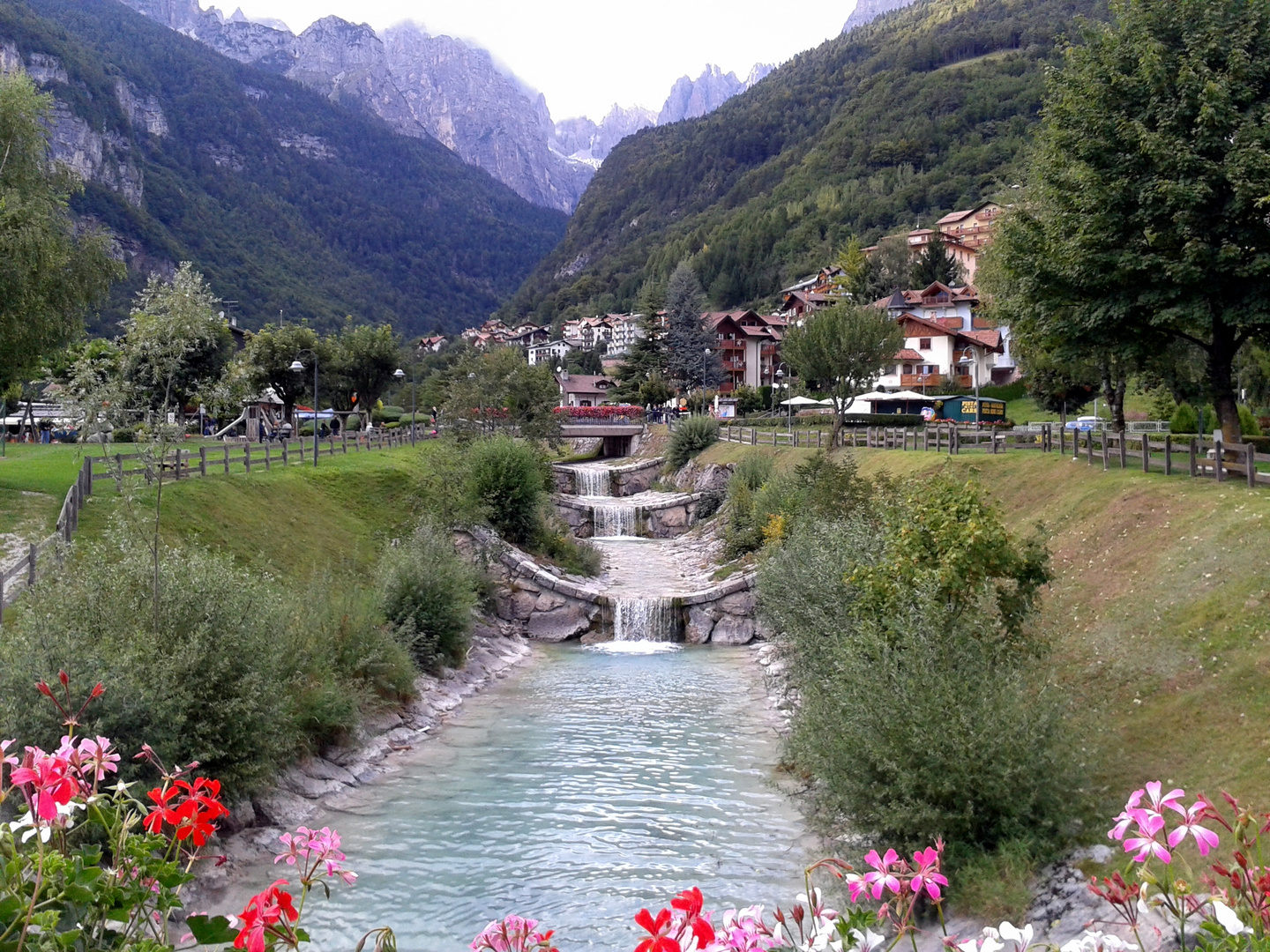 Molveno in den Brenta-Dolomiten, Südtirol, Italien