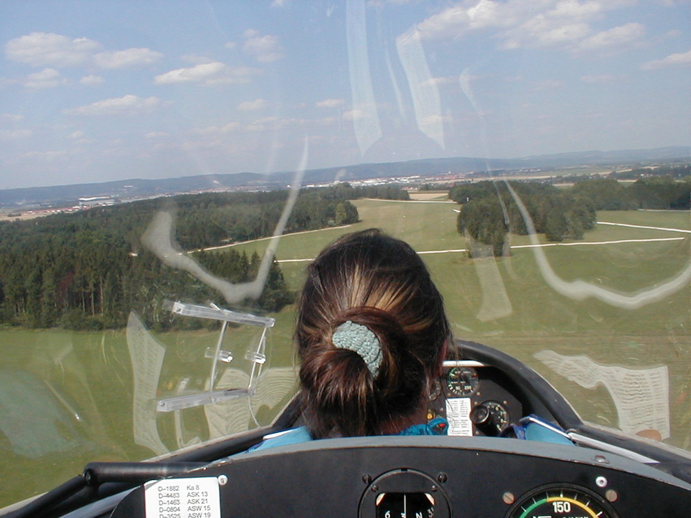 Mom im Landeanflug