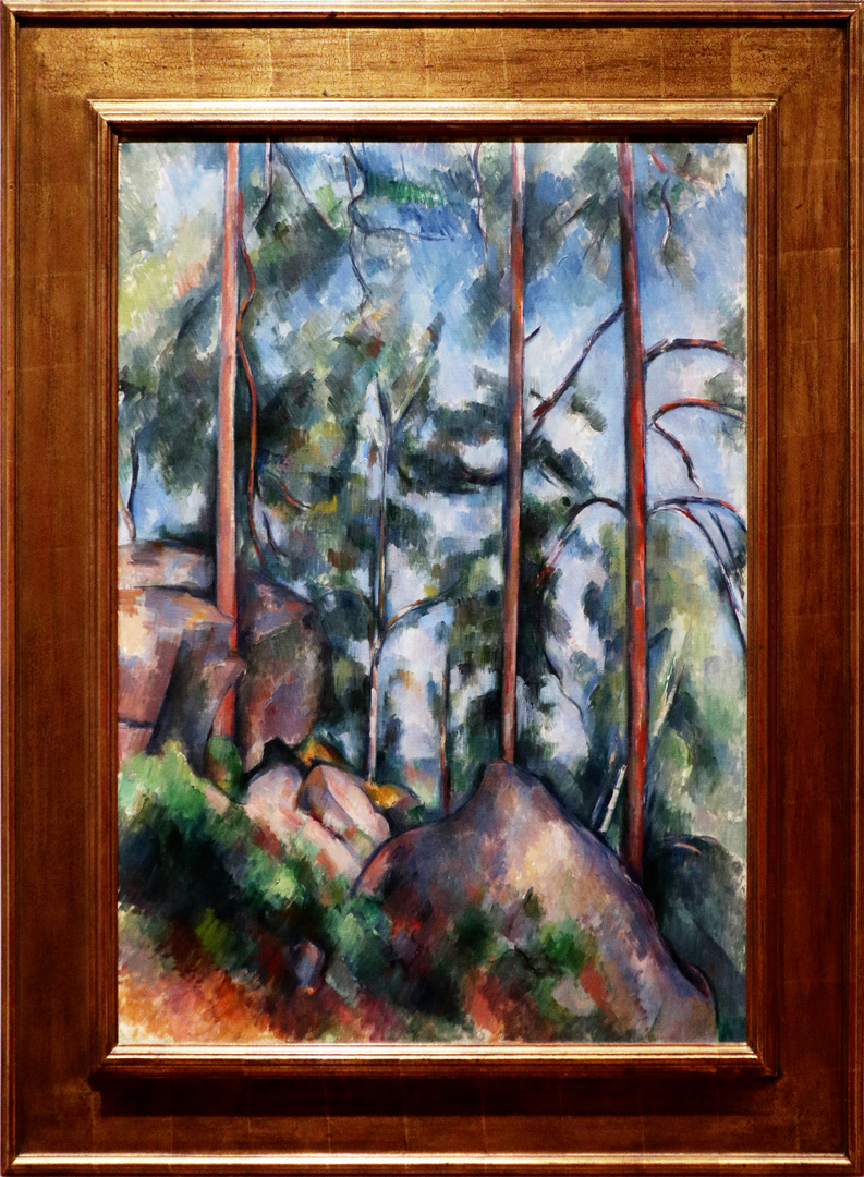 MoMA NYC: Pine and Rocks (Fontainebleau?) c. 1897