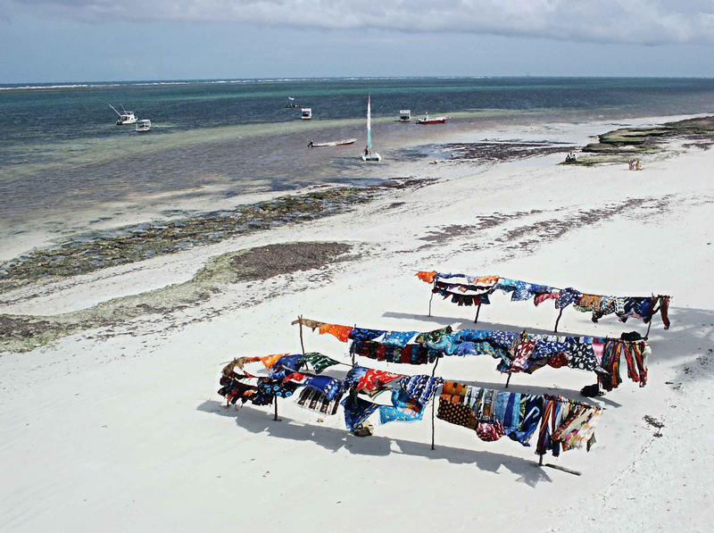 Mombasa-Beach bei Ebbe