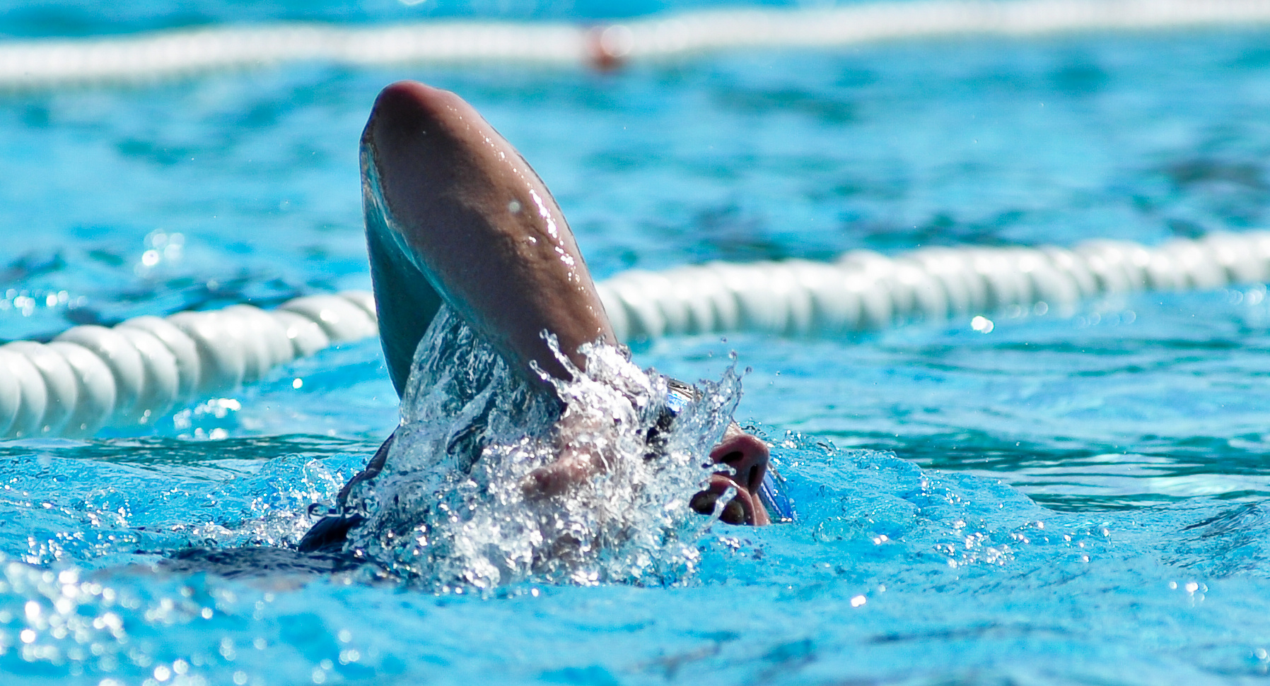 Momentaufnahme 400m Schwimmen