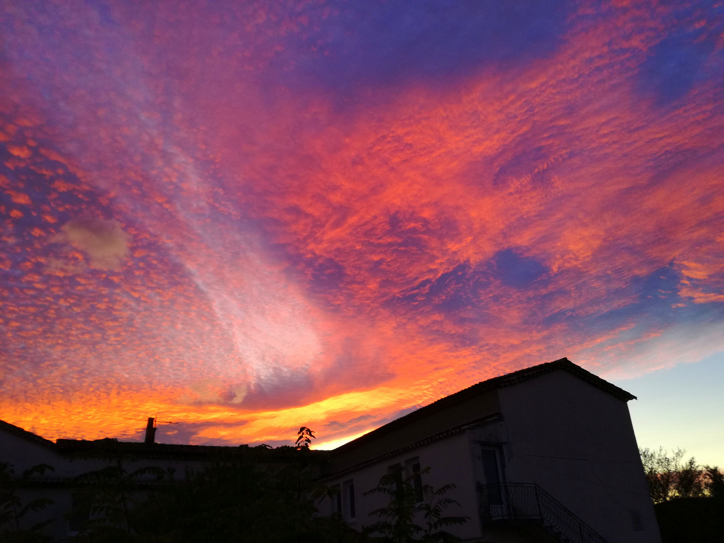 Mon ciel hier soir ....