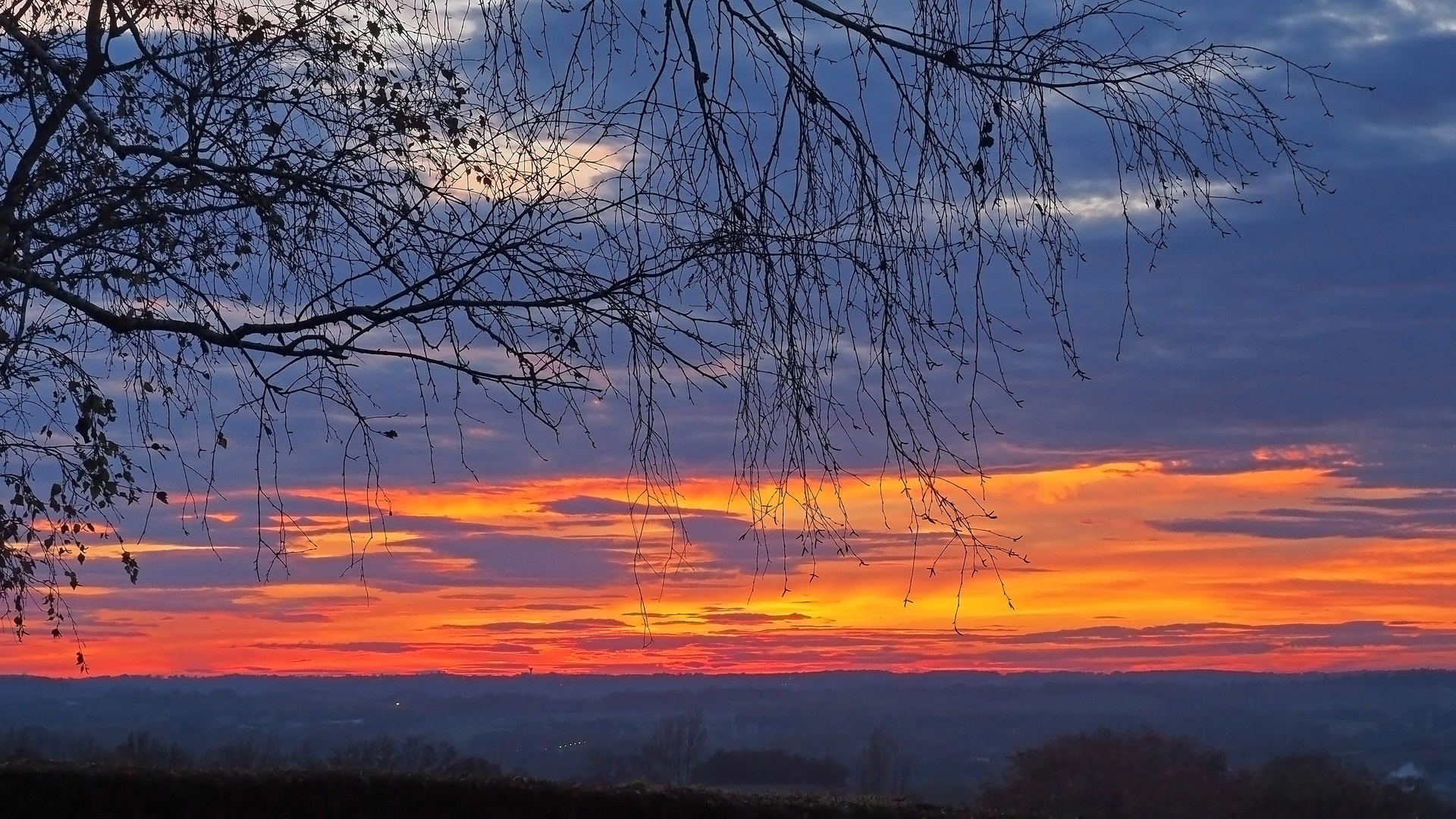 Mon coucher de soleil d’hier soir