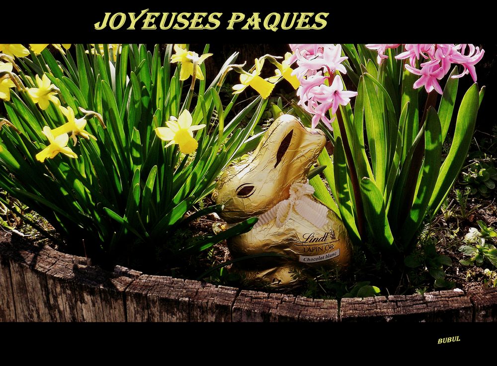 MON LAPIN DE PAQUES