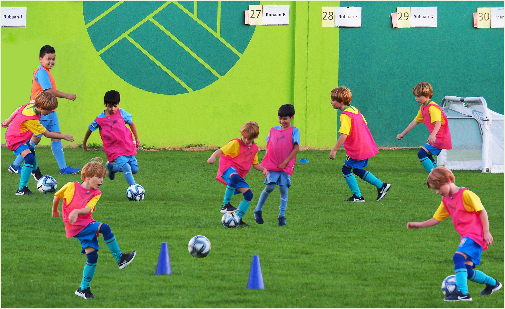 Mon petit fils est passionné de football