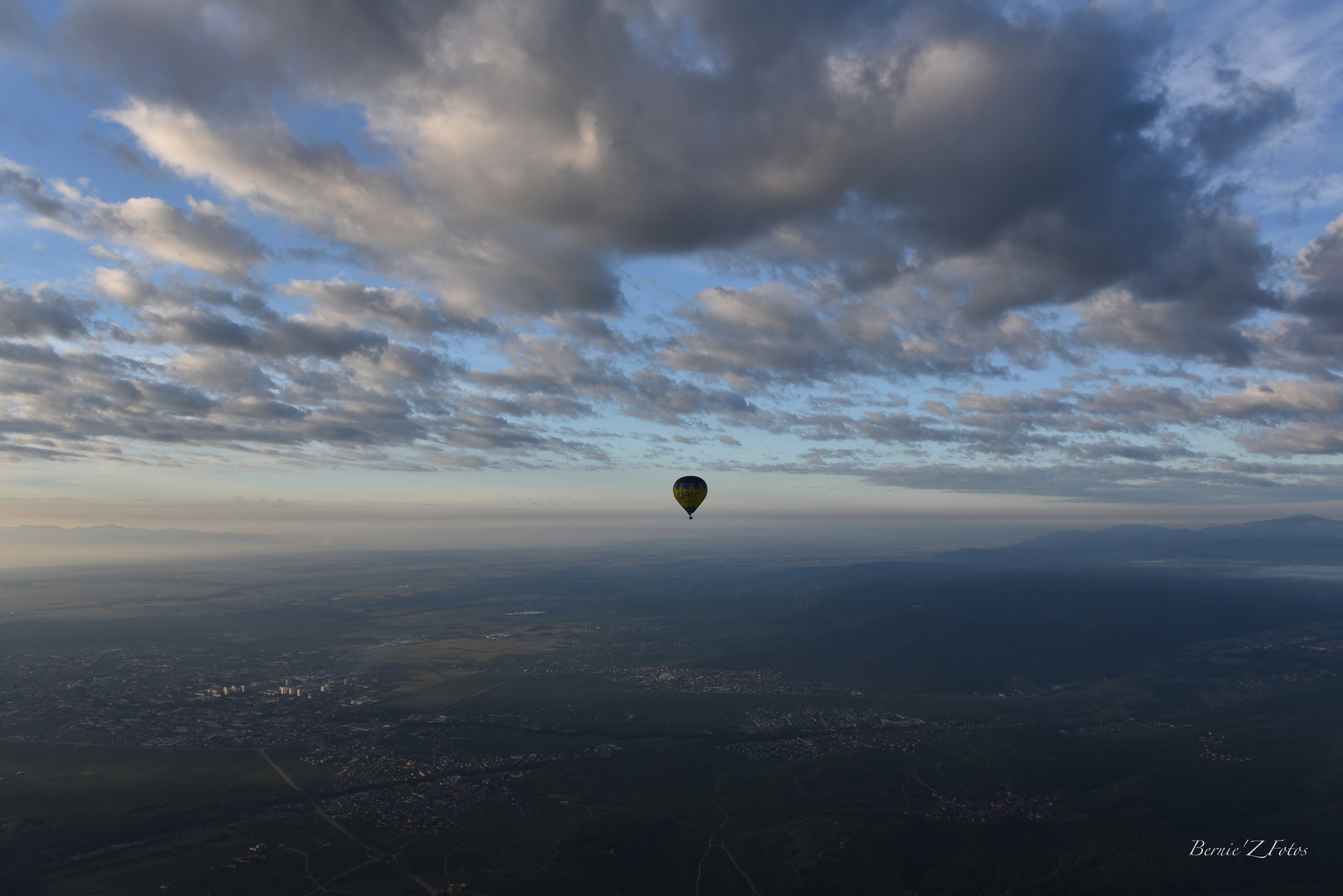 mon premier vol en Montgolfière