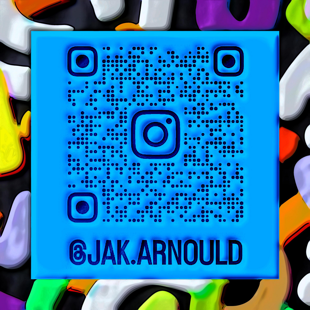 " MON QR CODE " JAK ARNOULD ©ADAGP