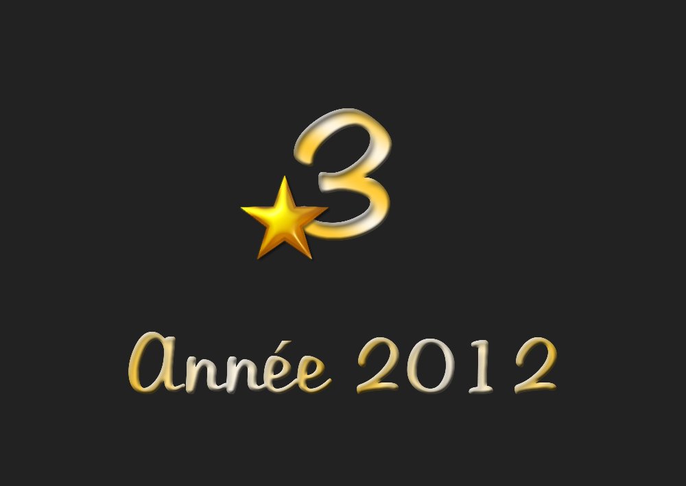 Mon top 3 2012 !