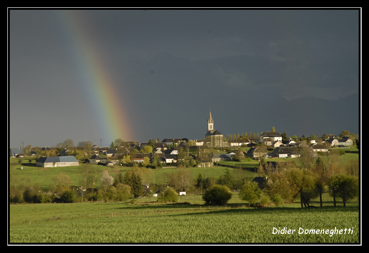 Mon village après un orage