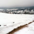 Mon village sous la neige