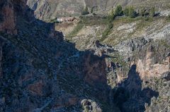 Monachil Canyon, Andalusien