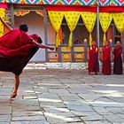 Monaci Buddhisti danzanti