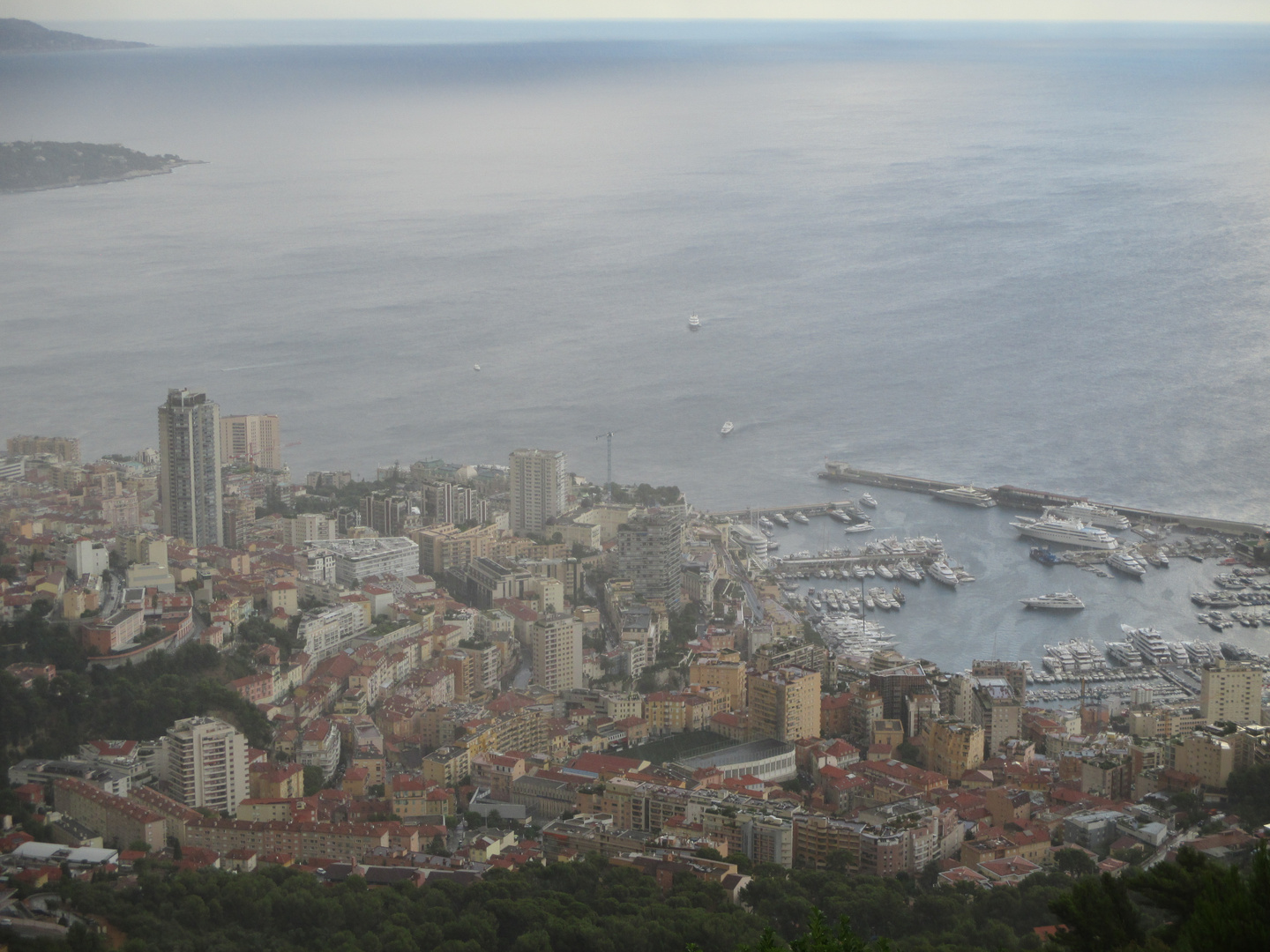 Monaco bei Regenwetter