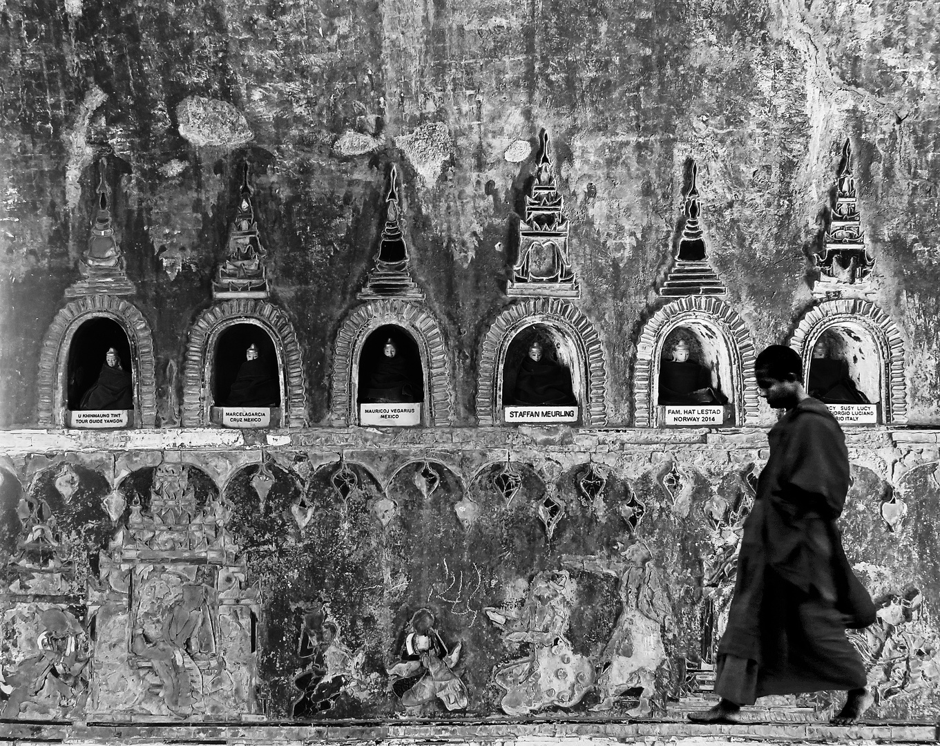Monaco Buddhista in Nyaung Shwe Monastery
