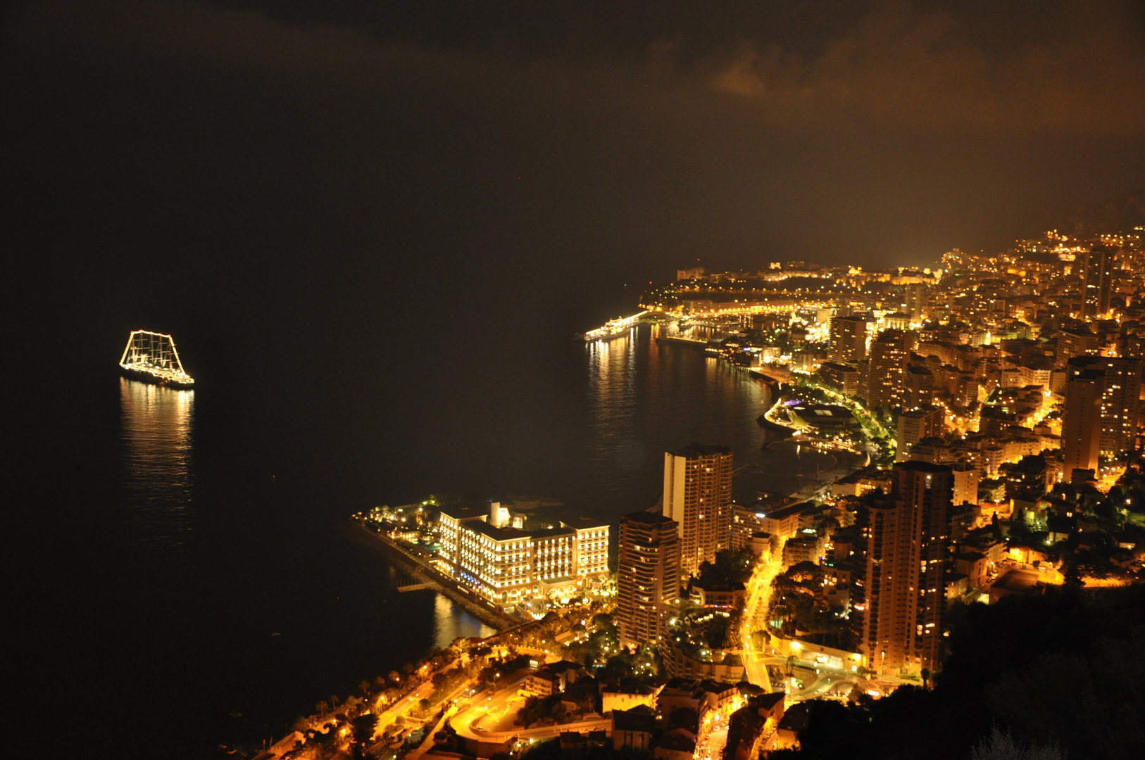 Monaco by night