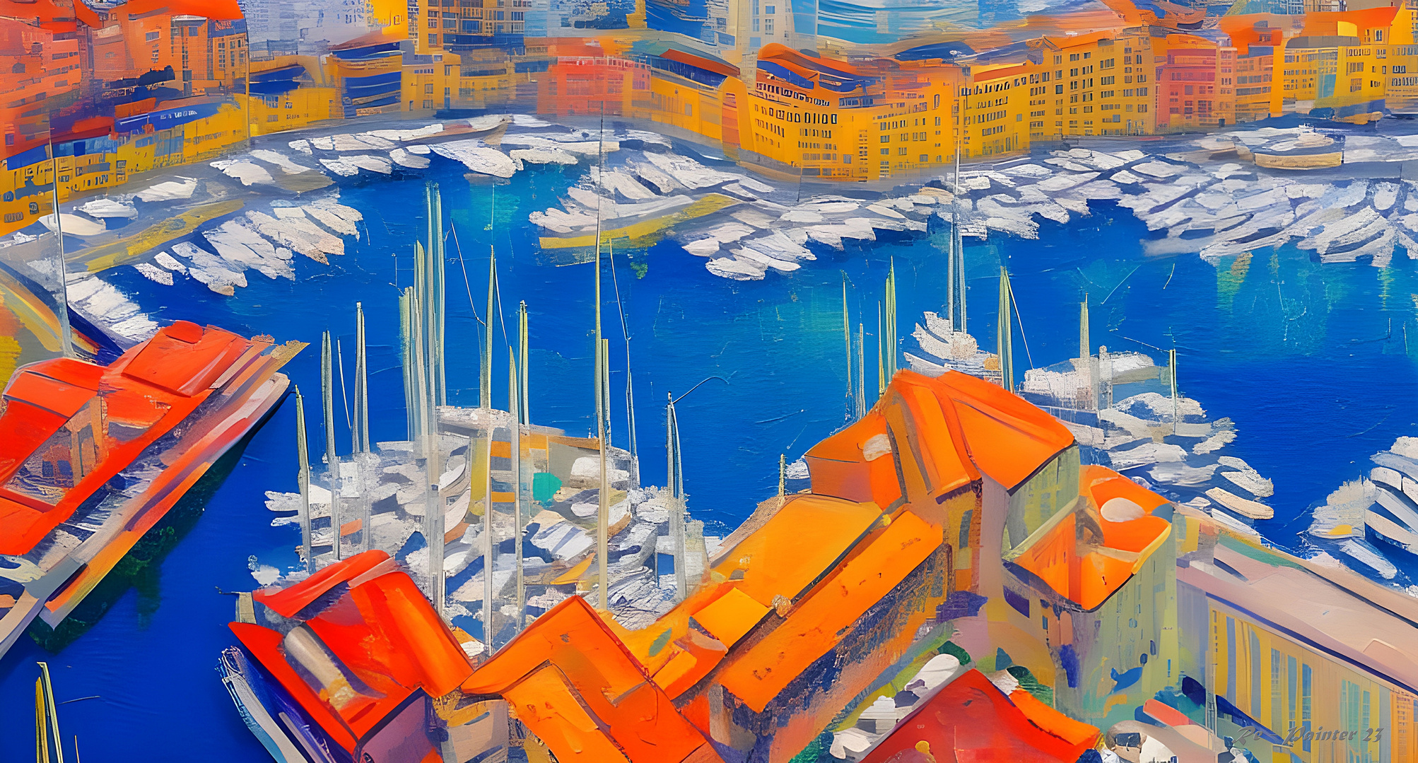 MONACO en  abstrait