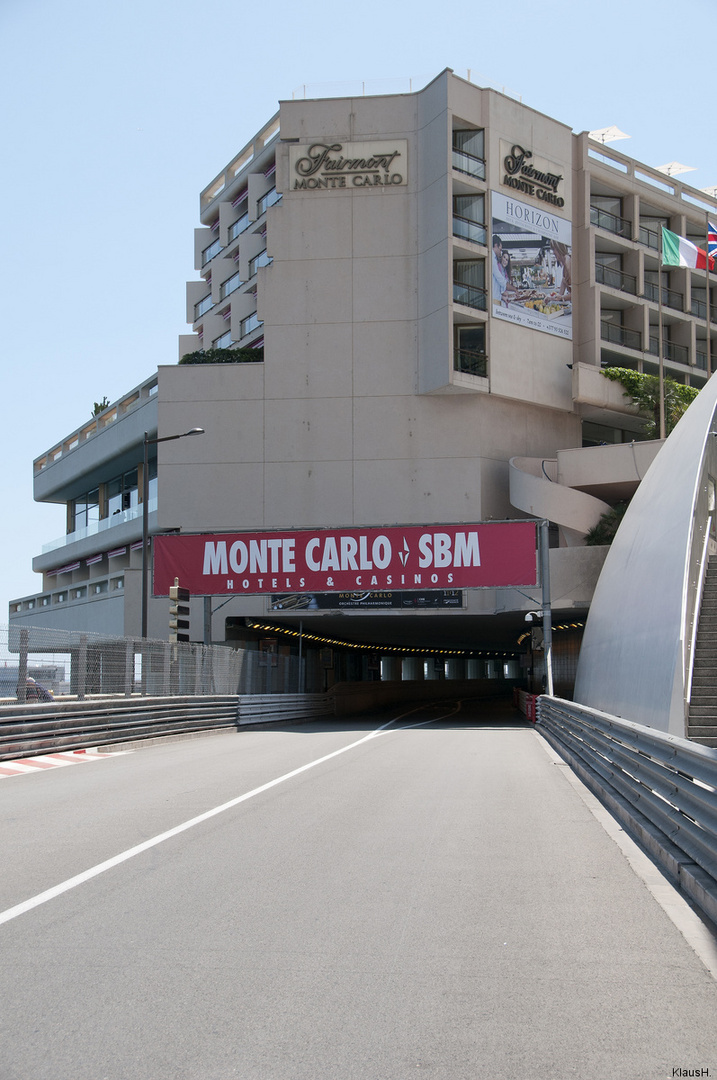 Monaco F1 - der Tunnel