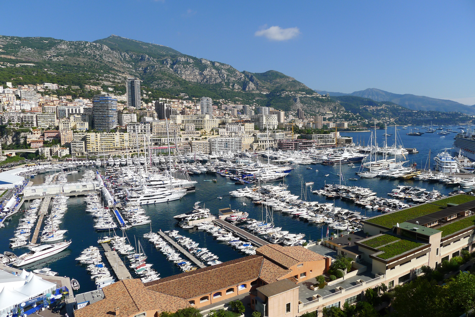 Monaco Harbor during Yacht Show 2012