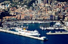 Monaco - helicopter view