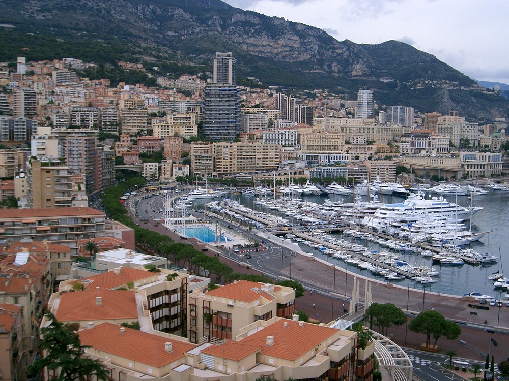 Monaco mit Hafen