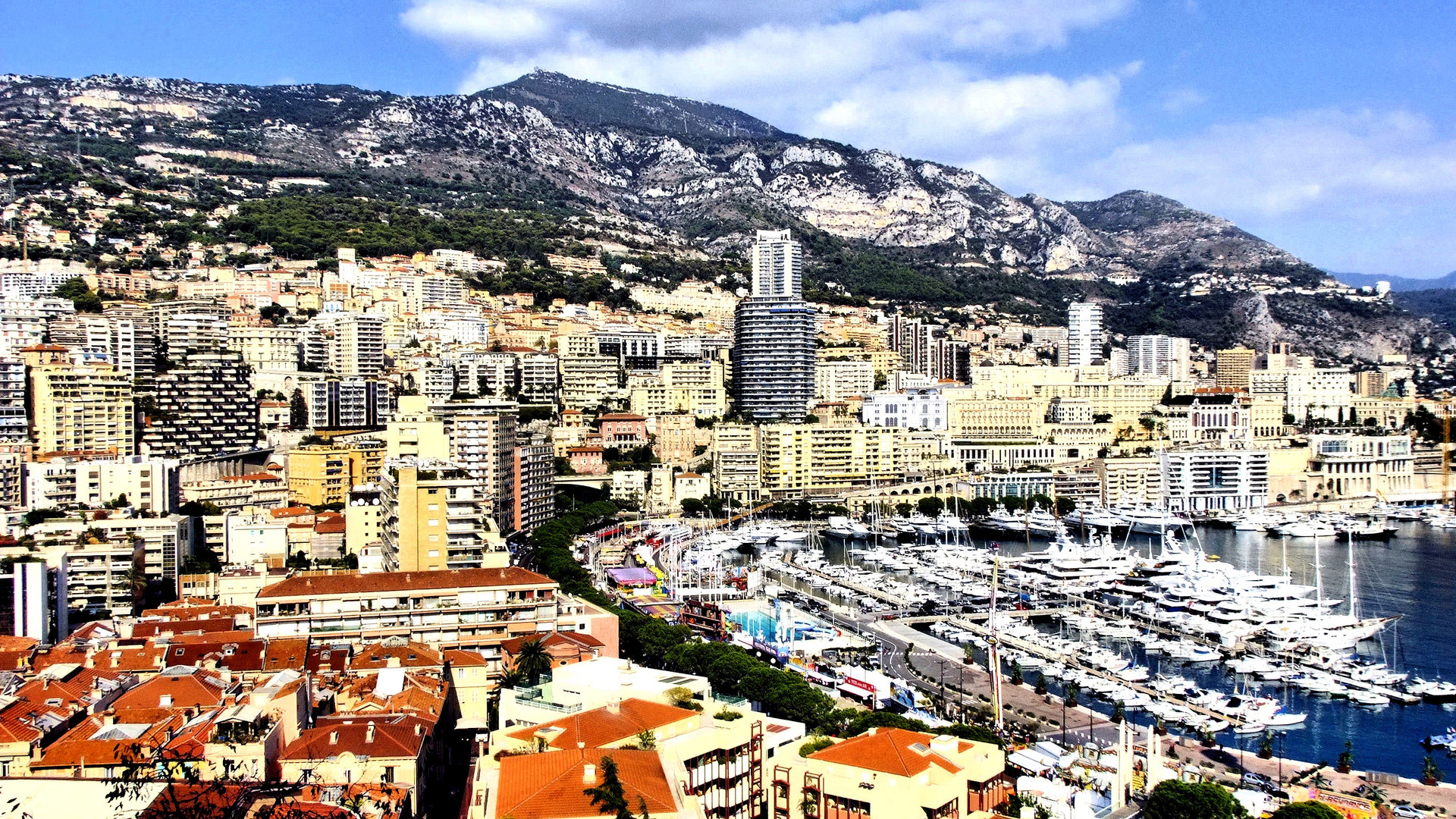 Monaco vu d'en haut