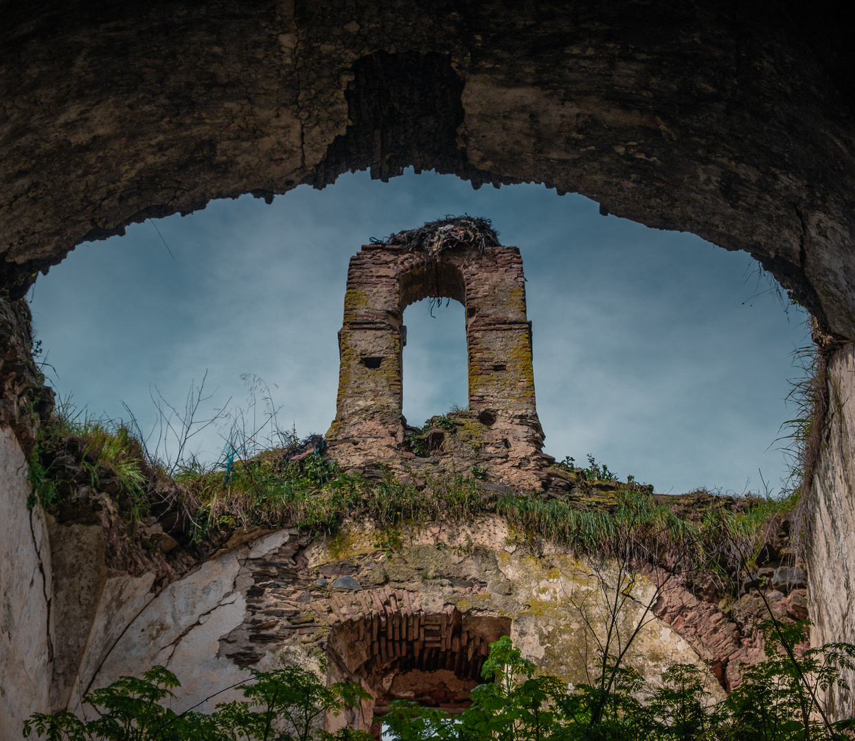 Monasterio en ruinas.