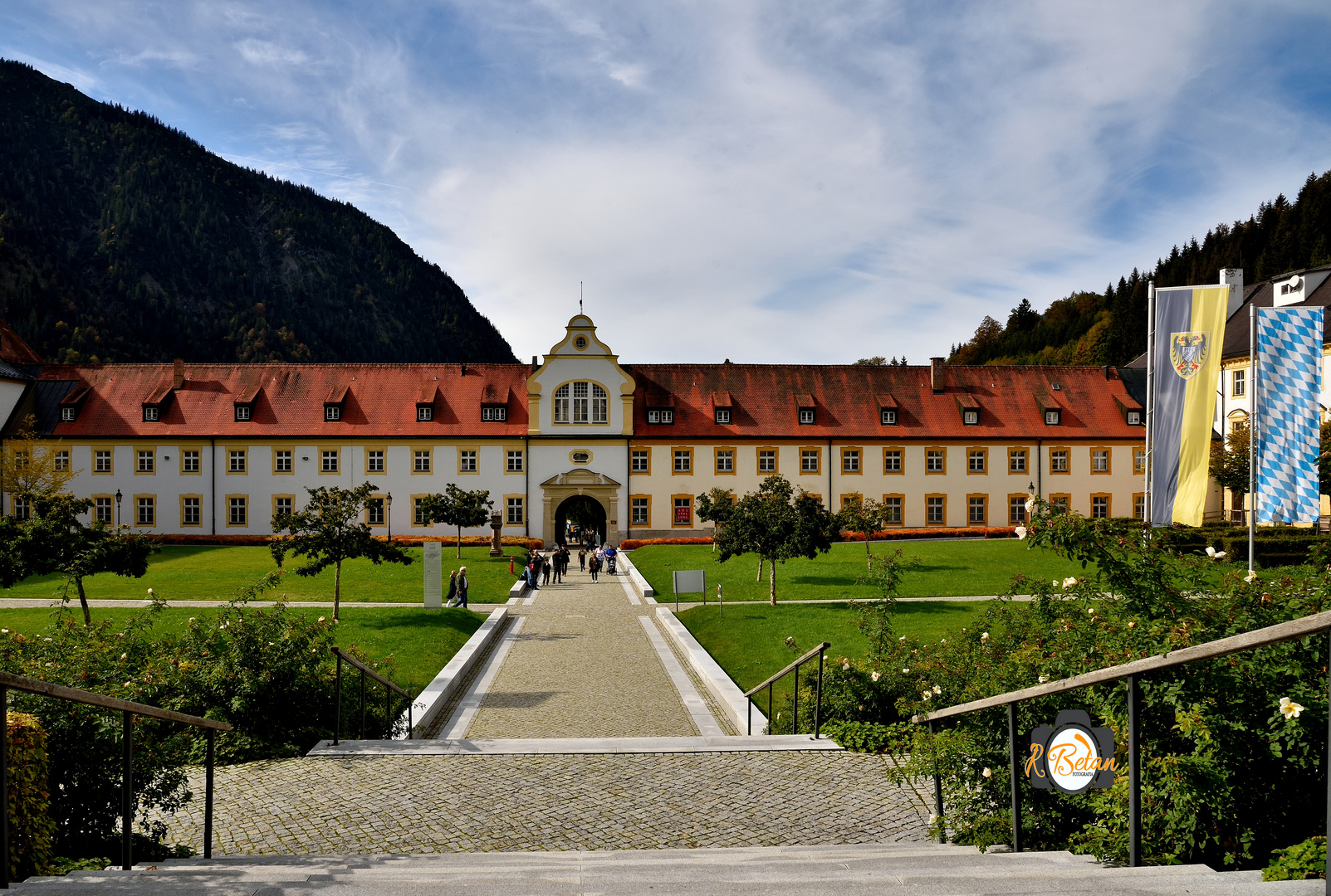 Monasterio kloster Ettal en Oberbayern alemania