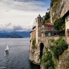 Monastero S. Caterina del Sasso, lago Maggiore, versione a colori