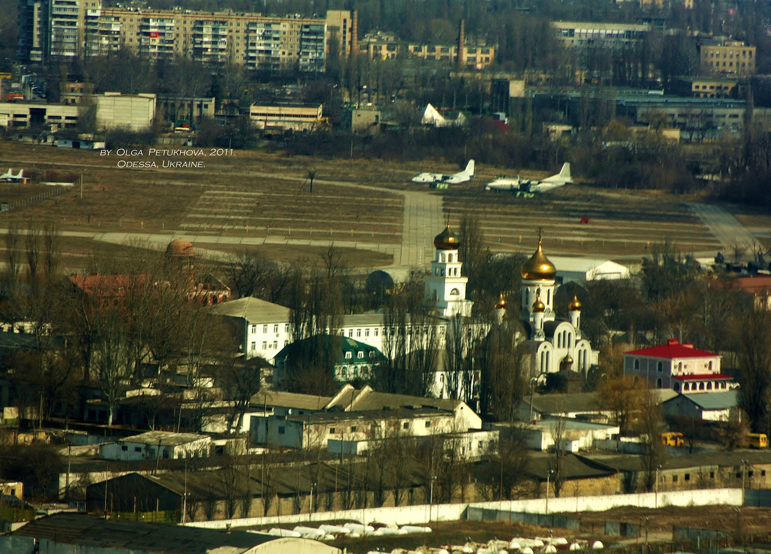 Monastery & airport. Pass together.