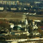 Monastery & airport. Pass together.