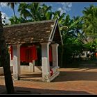 ... Monastery Backyard in Luang Prabang ...