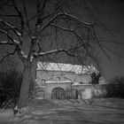 Monastery in winter