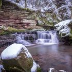 Monbachtalschlucht im Winter 