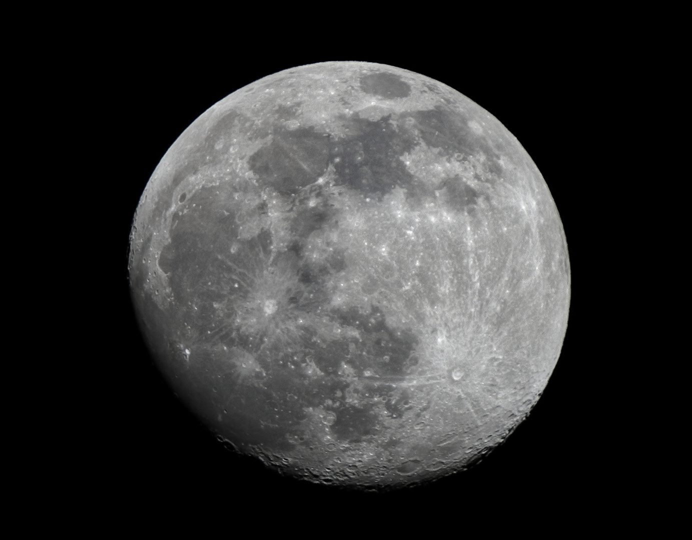 Mond am 07.03.2020 bei 400mm