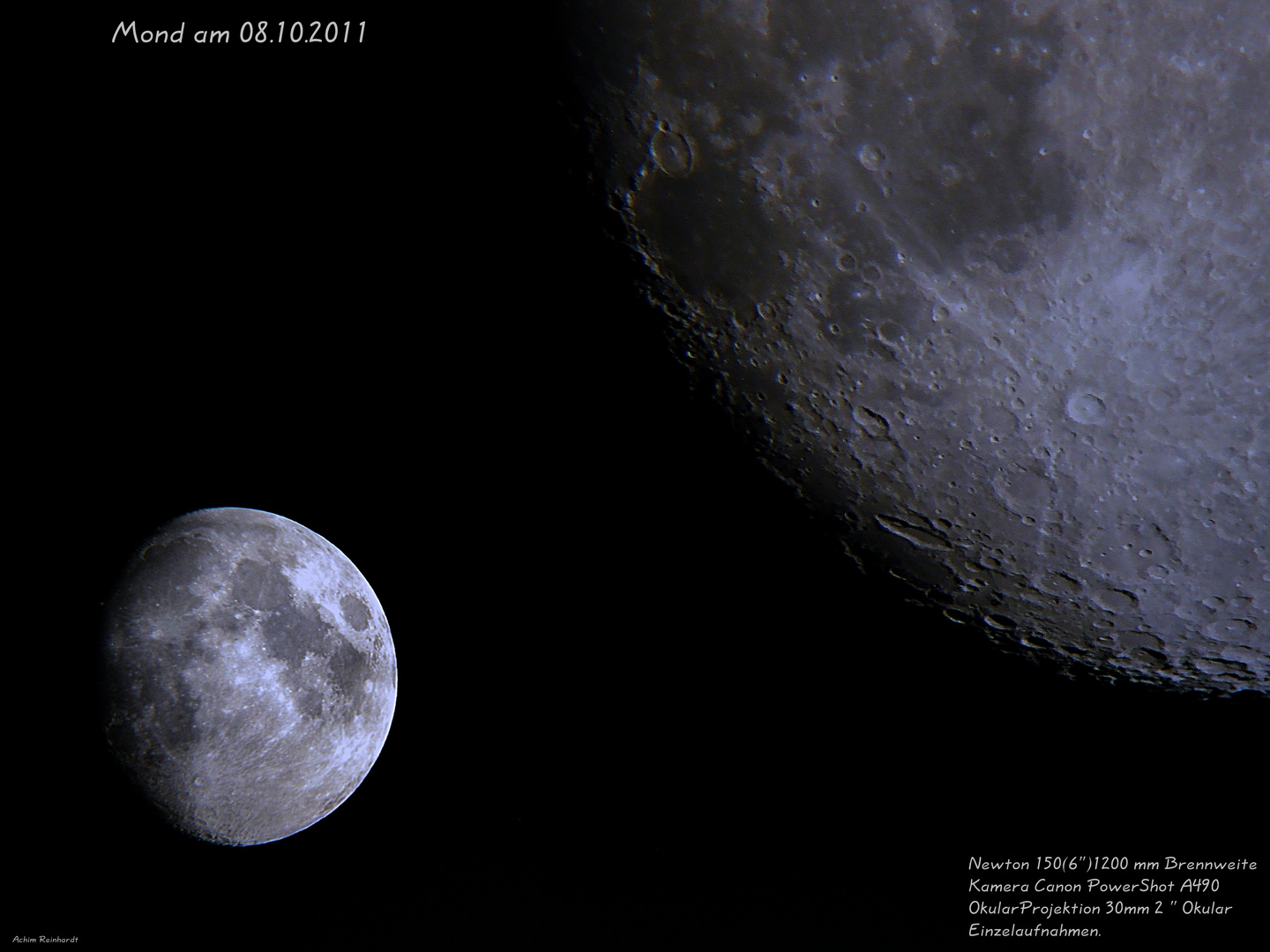 Mond am 08.10.2011