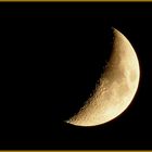 Mond am 10.10.13, ca. 22 Uhr (zunehmend)