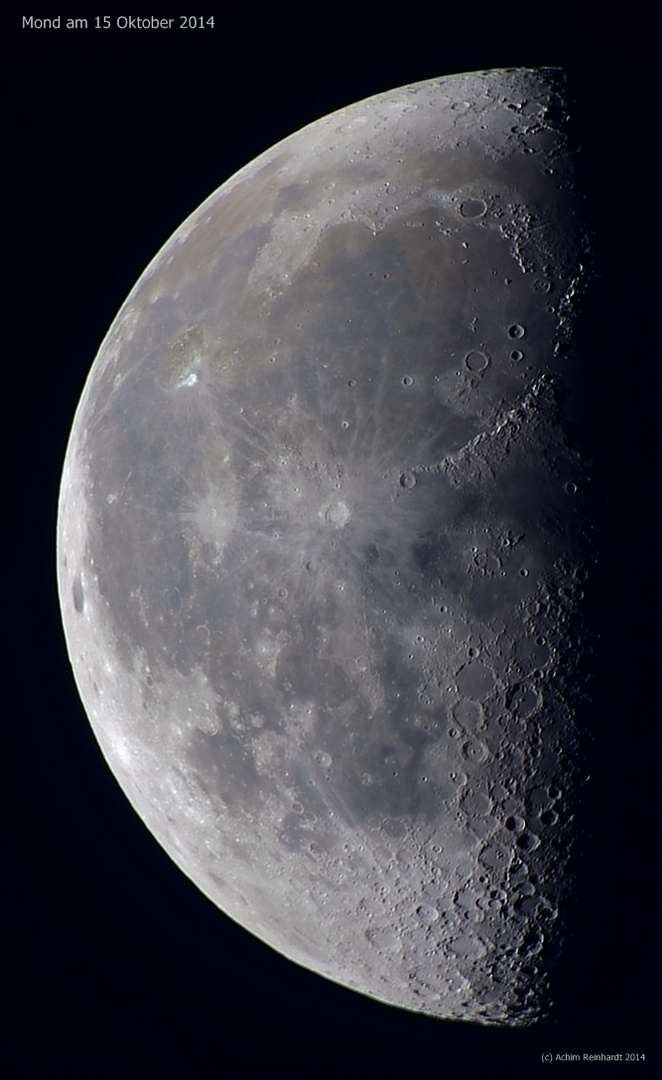 Mond am 15 Oktober 2014