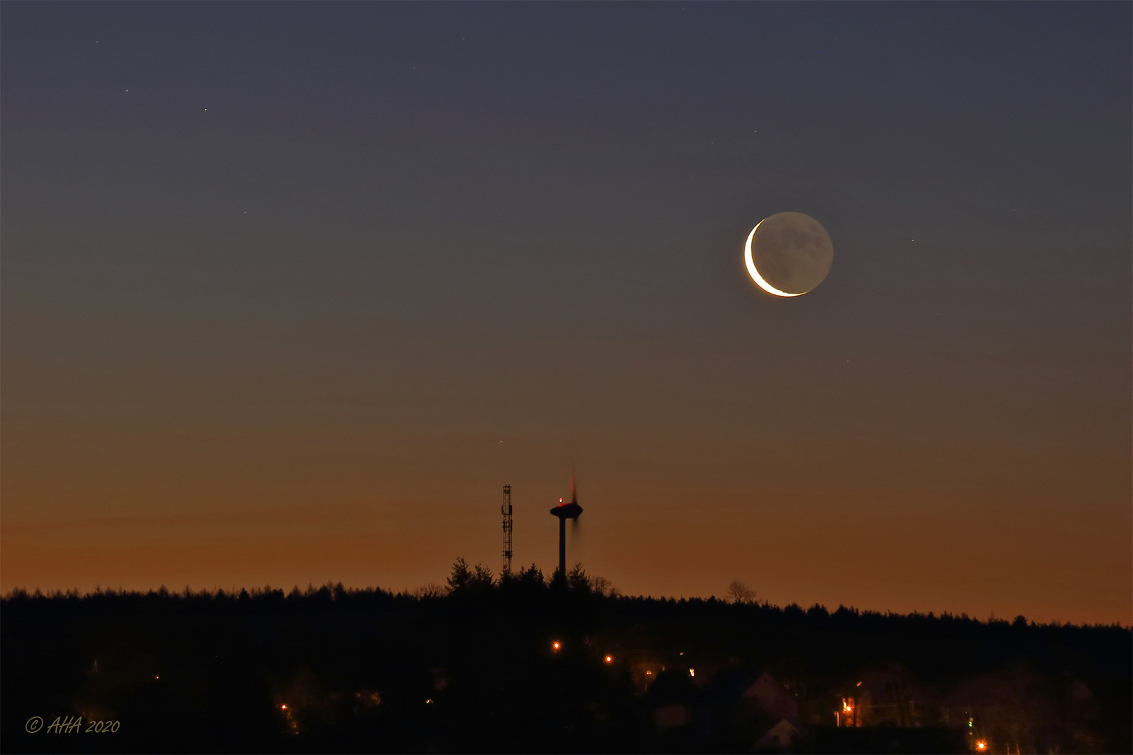 Mond am 22.1.2020 6:49 Uhr MEZ