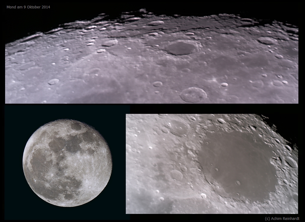 Mond am 9 Oktober 2014