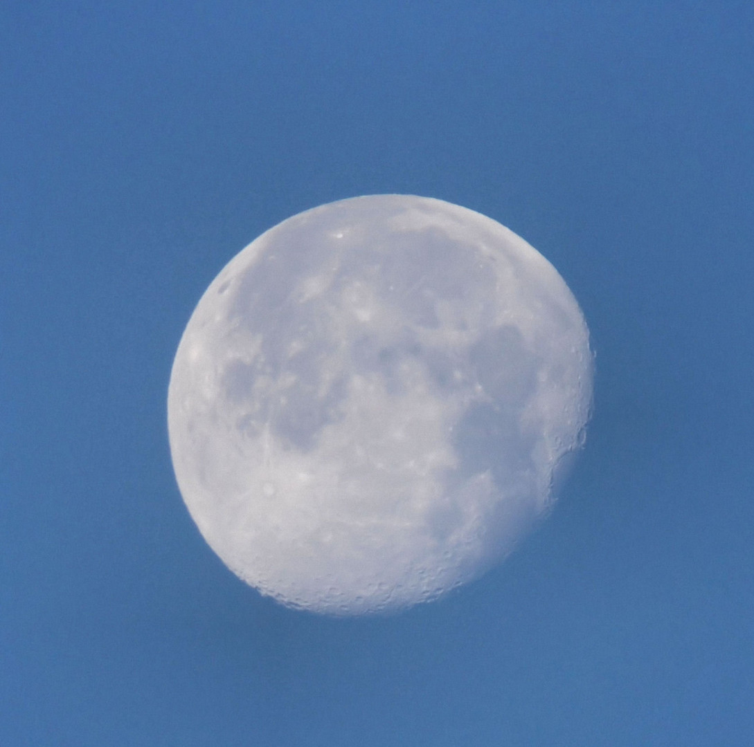 Mond am frühen Morgen