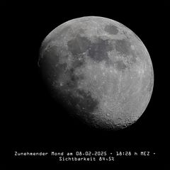 Mond am heutigen Abend