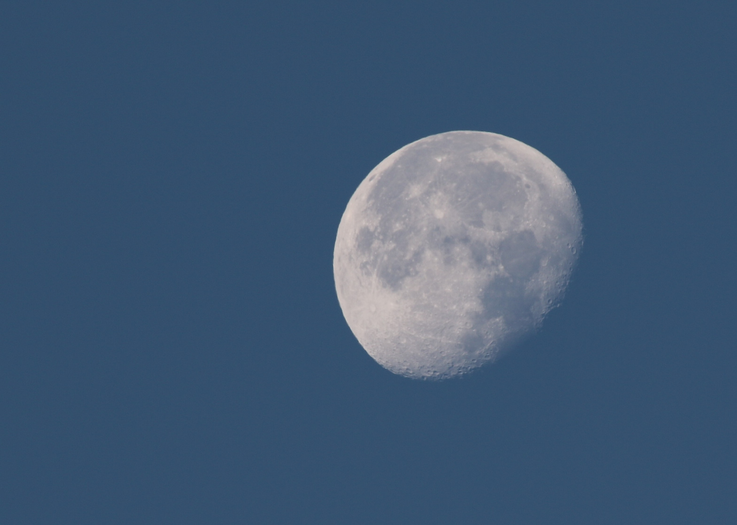 Mond am Morgen des 1.Okt. 2015