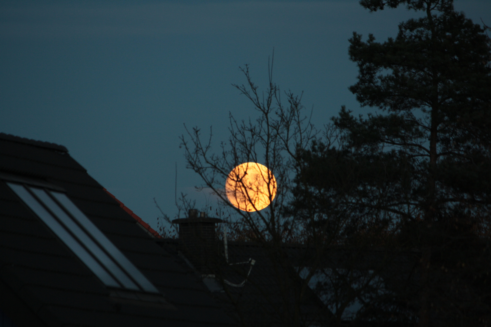 Mond am Novemberabend