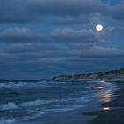 Mond am Strand von Gl. Skagen